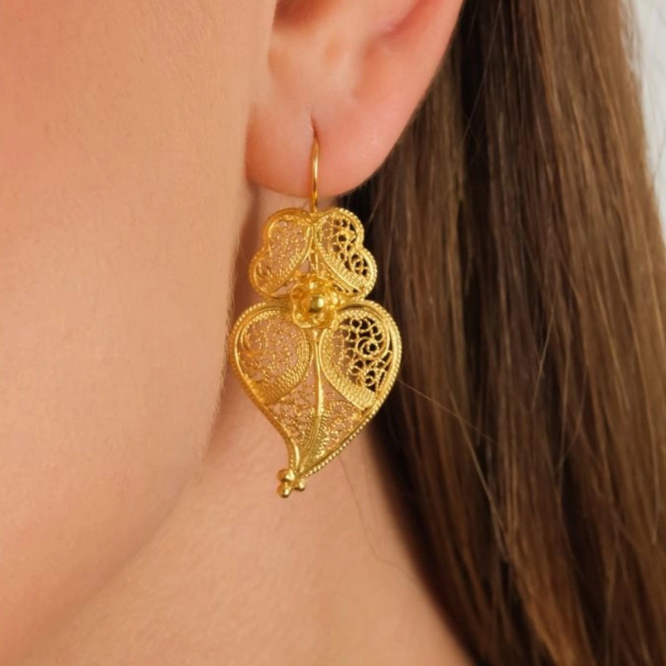 Earrings Heart of Viana - S