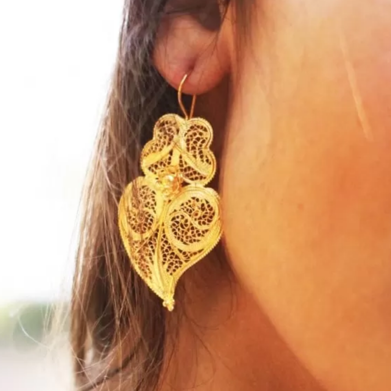 Earrings Heart of Viana - M