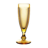 Bicos - Champagne Flutes (Set of 4) - Amber