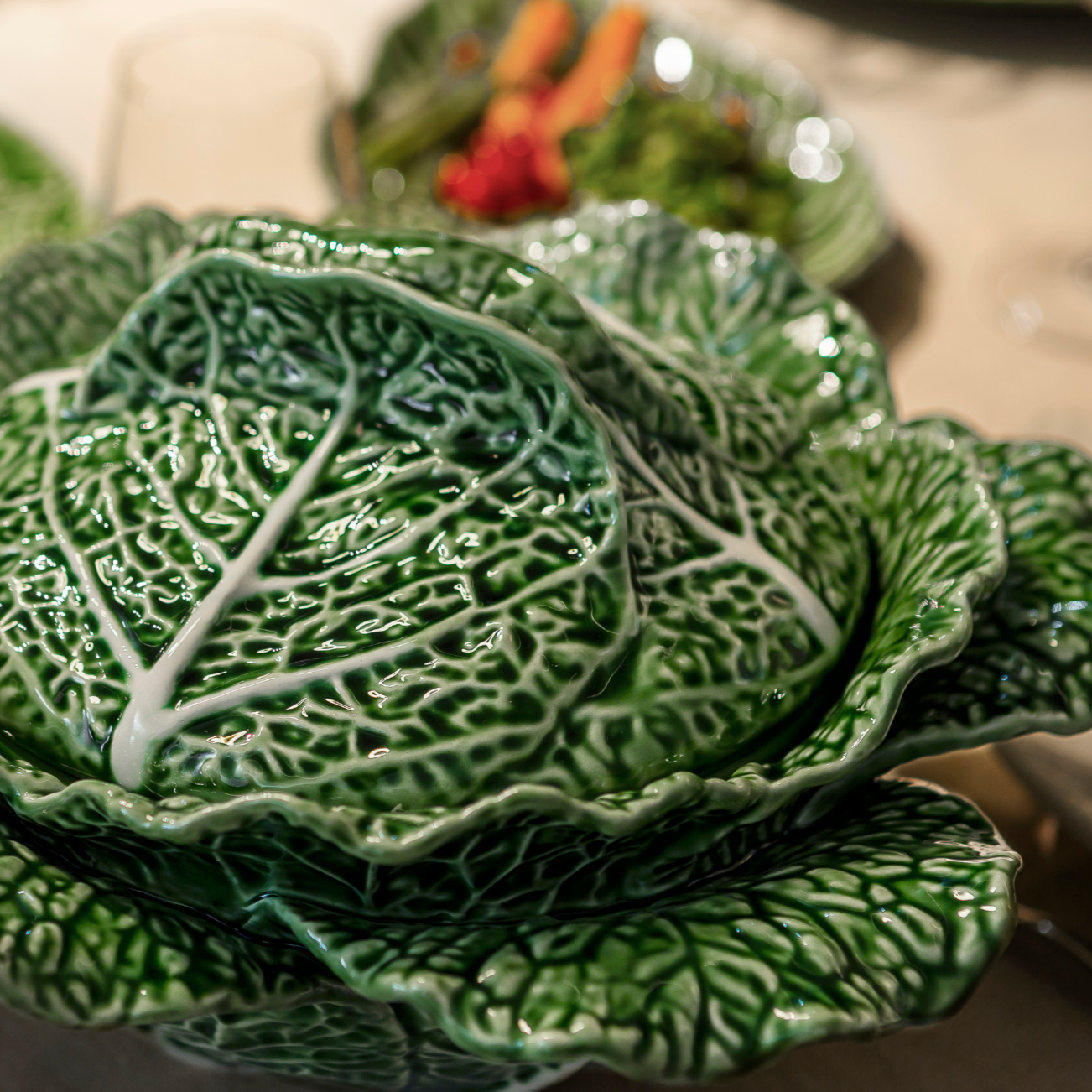Bordallo Pinheiro - South Africa - Cabbage Tureen 2L - Green